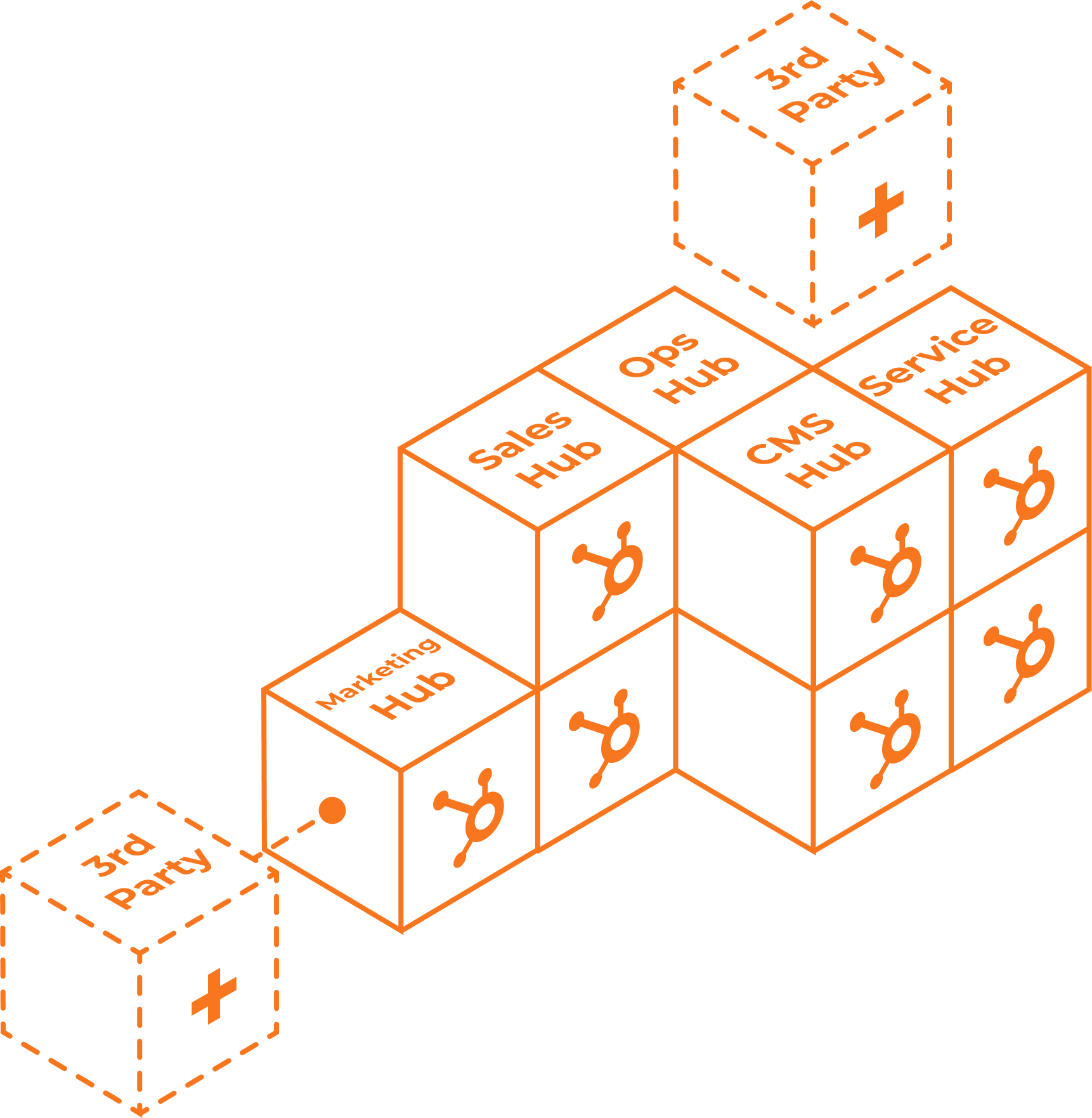 Drawing - Blocks Hubs